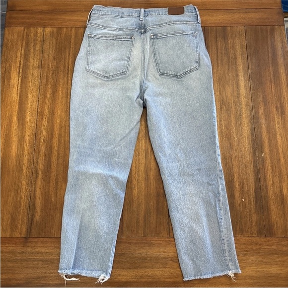 Madewell Jeans Womens Size 32 The Perfect Vintage Jean Distressed Blue - Picture 2 of 11